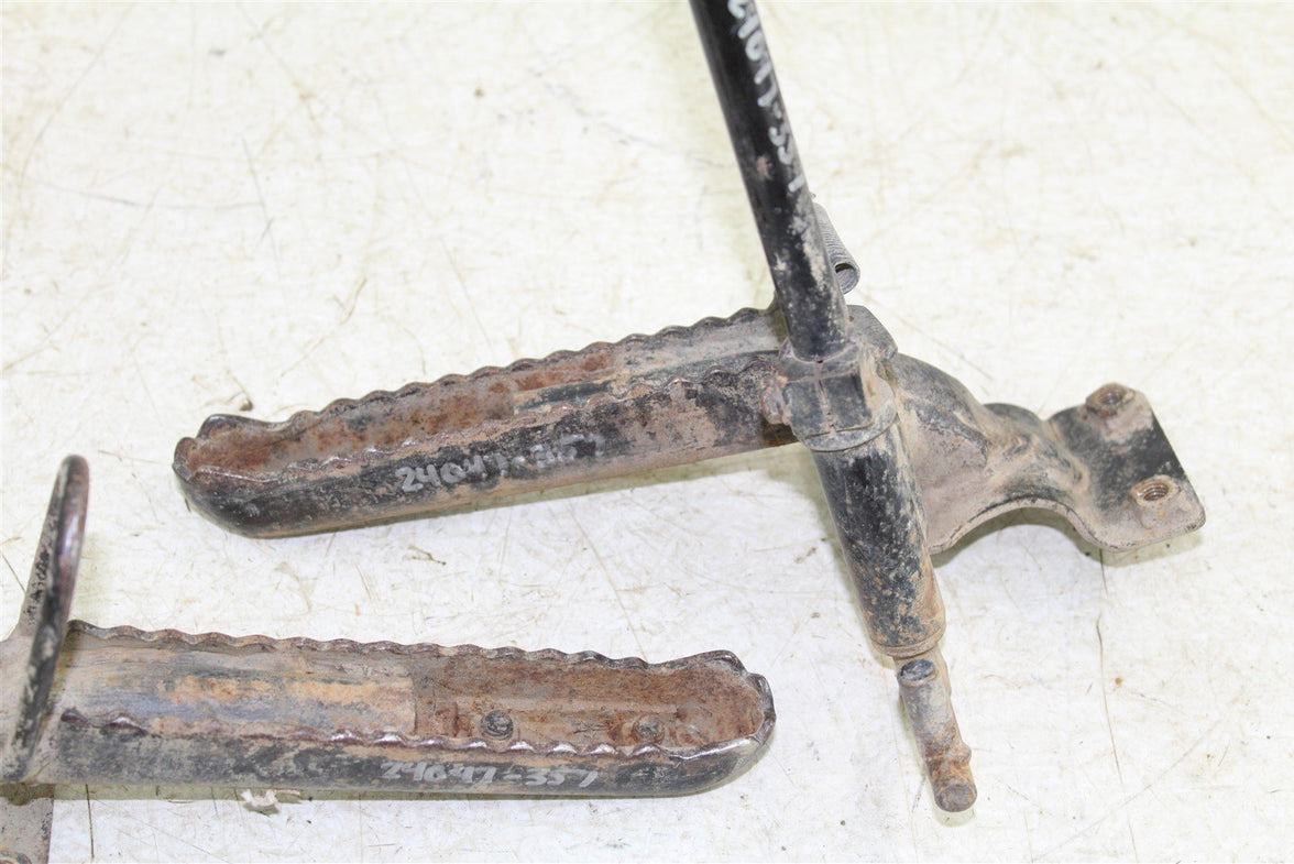 1990 Kawasaki Bayou 300 2x4 Foot Pegs Rests Set Left Right