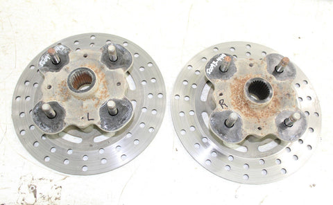 2000 Yamaha Grizzly 600 4x4 Front Hubs Brake Rotors