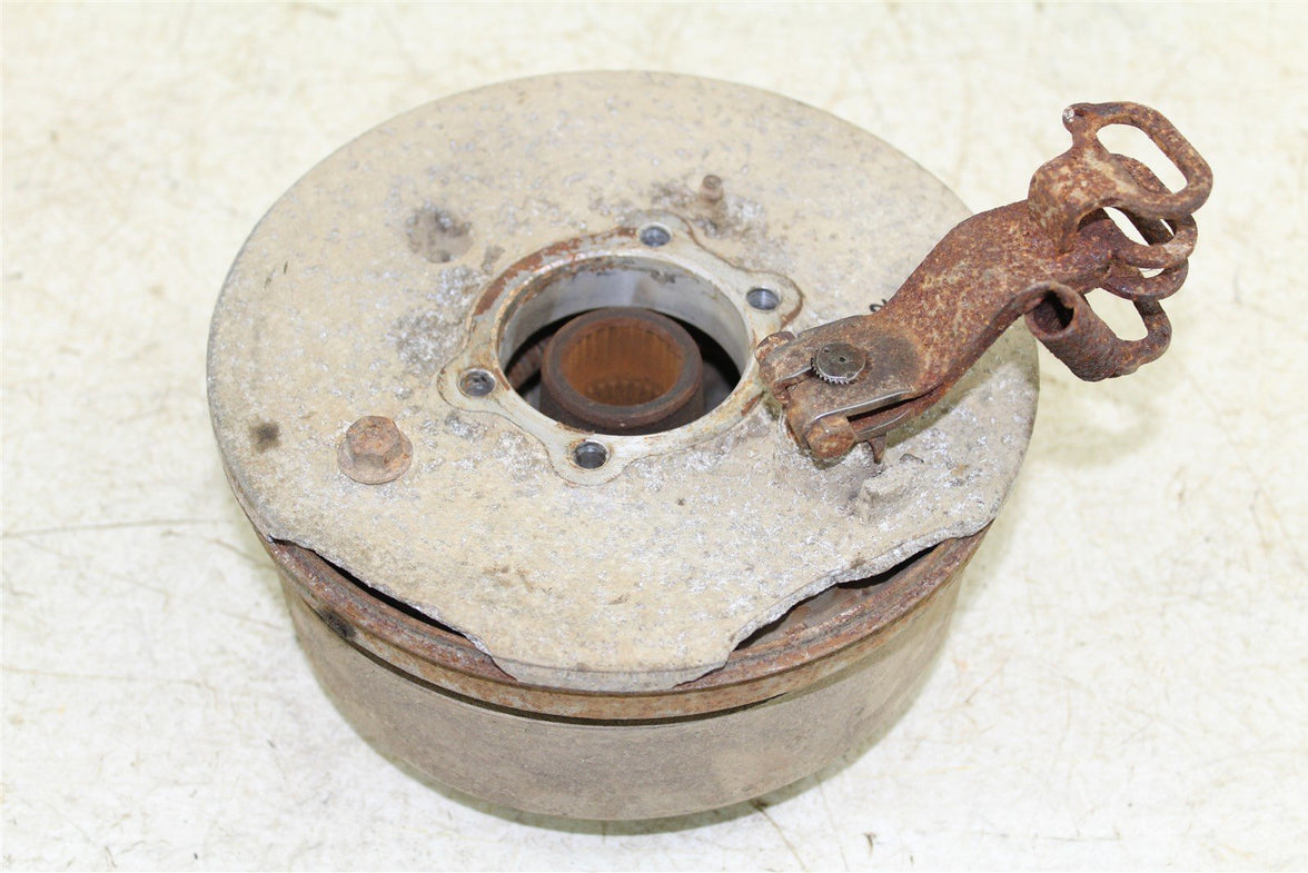 2000 Yamaha Grizzly 600 4x4 Rear Brake Drum Backing Plate Panel Hub