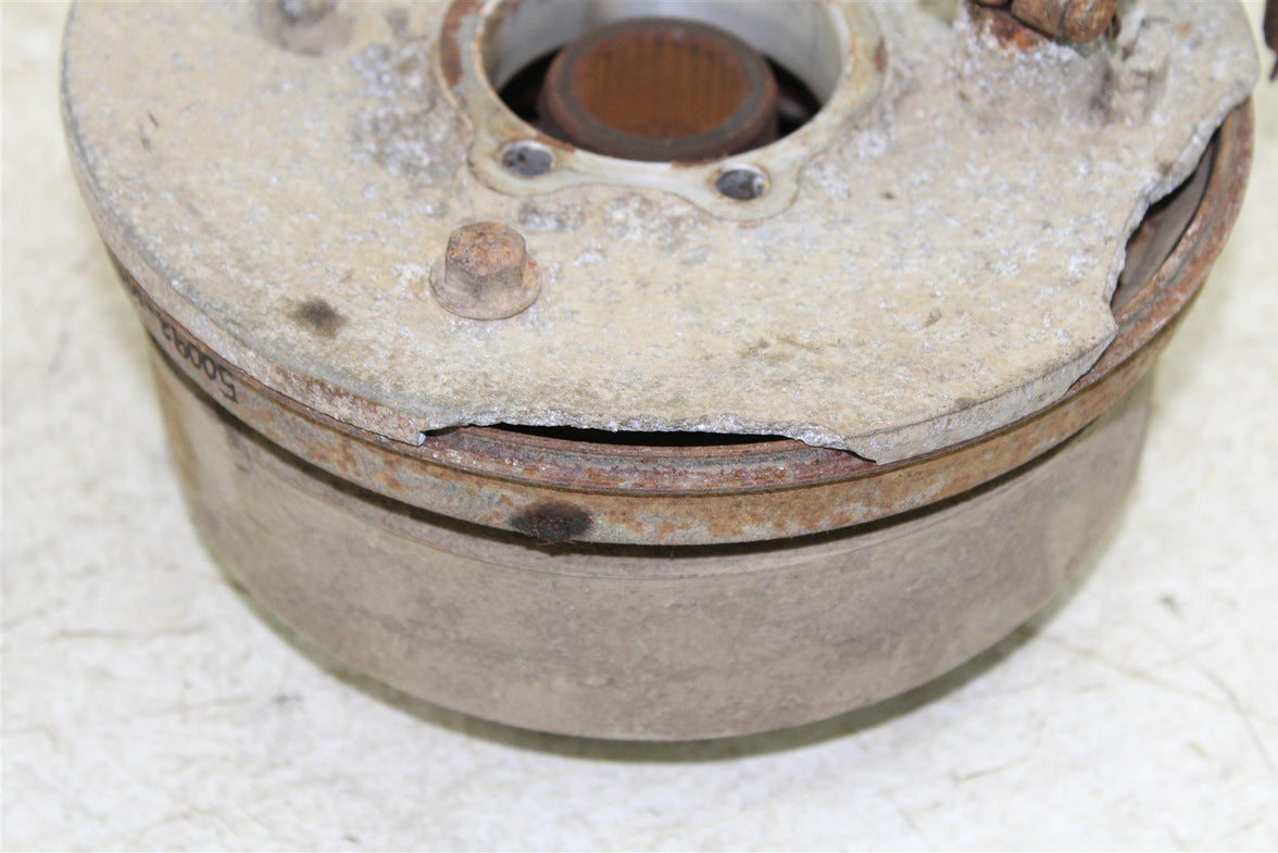 2000 Yamaha Grizzly 600 4x4 Rear Brake Drum Backing Plate Panel Hub