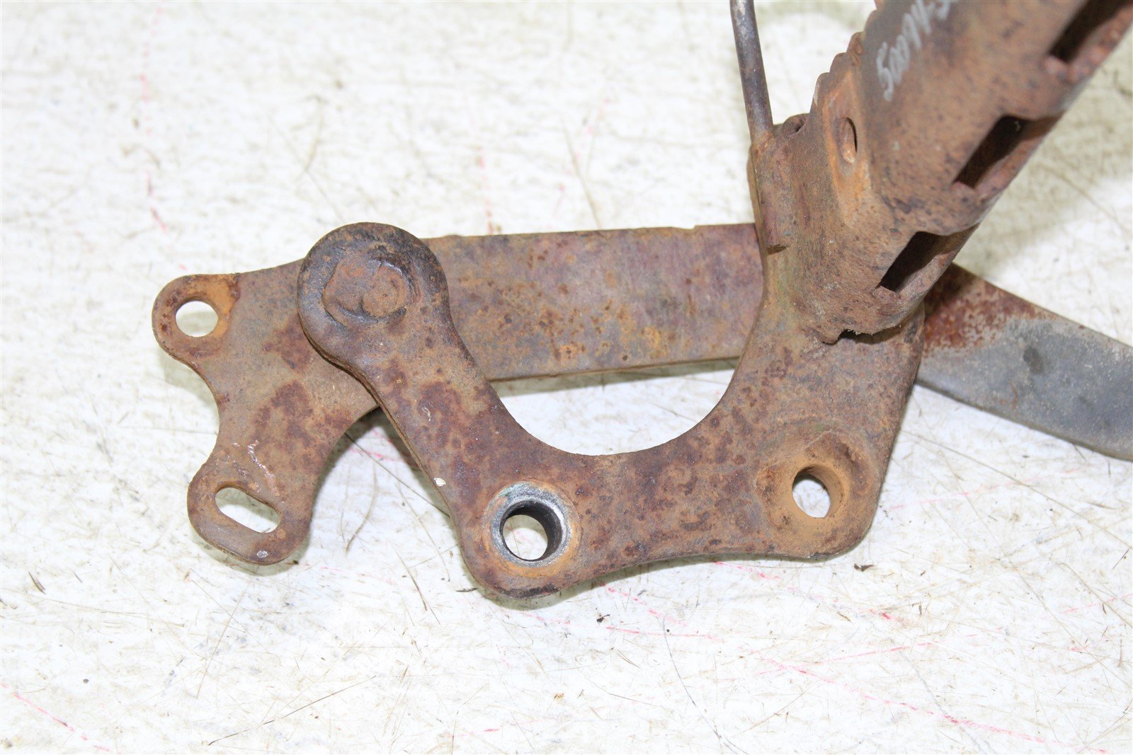 2000 Yamaha Wolverine 350 4x4 Right Foot Peg Rest w/ Rear Brake Pedal