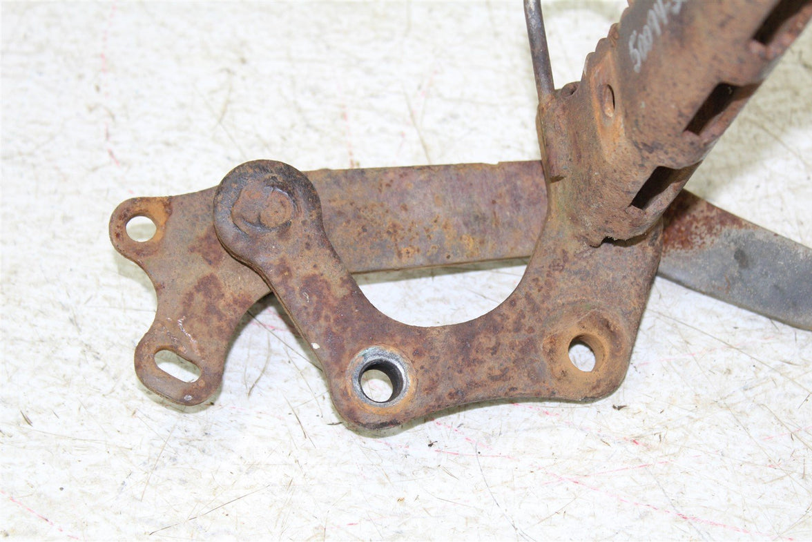 2000 Yamaha Wolverine 350 4x4 Right Foot Peg Rest w/ Rear Brake Pedal