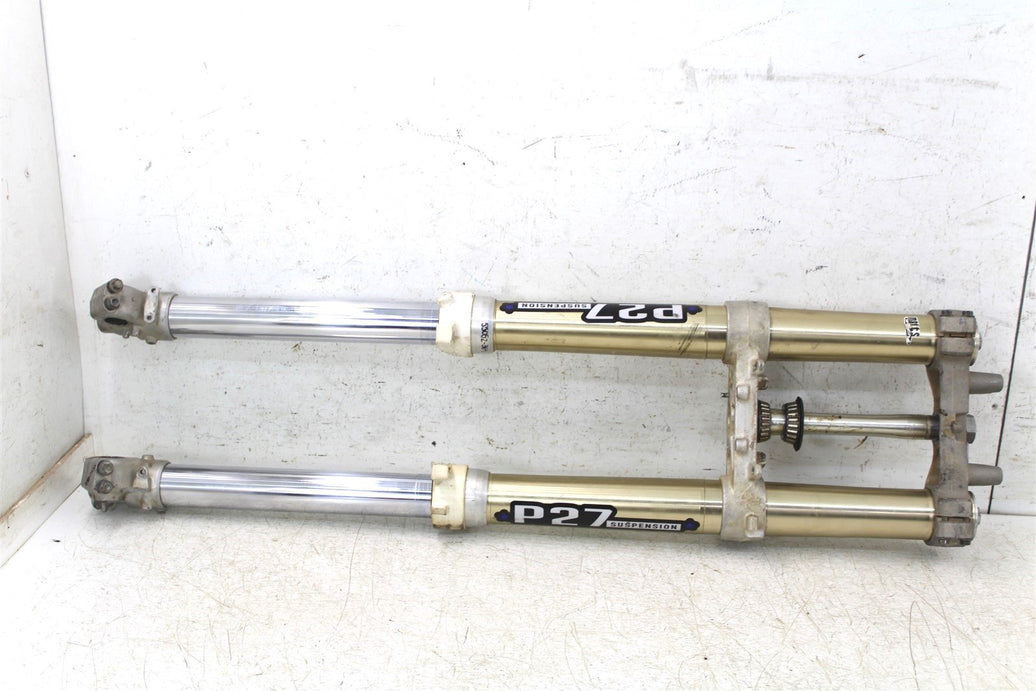 2004 Yamaha YZ 250F Fork Tubes Front Suspension Triple Clamps