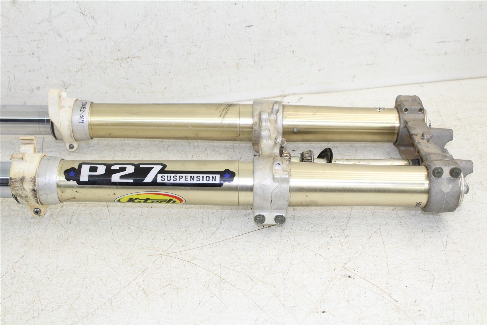 2004 Yamaha YZ 250F Fork Tubes Front Suspension Triple Clamps
