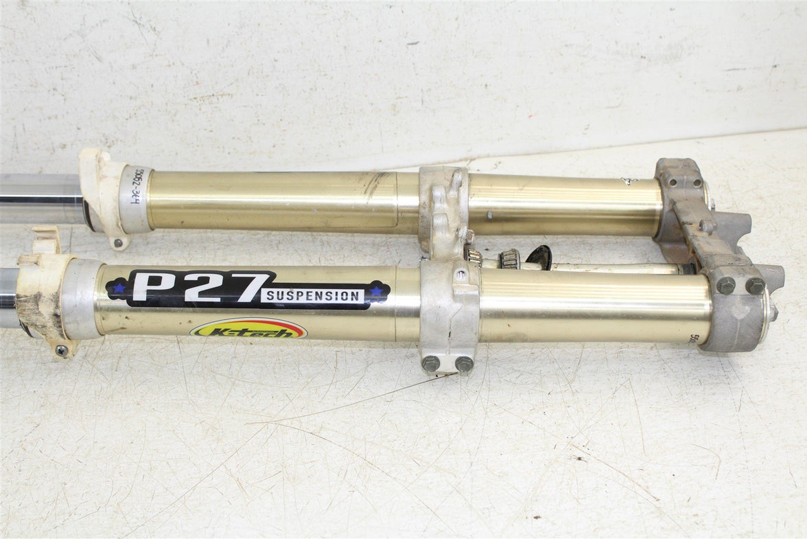 2004 Yamaha YZ 250F Fork Tubes Front Suspension Triple Clamps