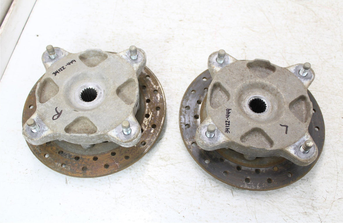 2006 Polaris Hawkeye 300 4x4 Front Hubs Brake Rotors