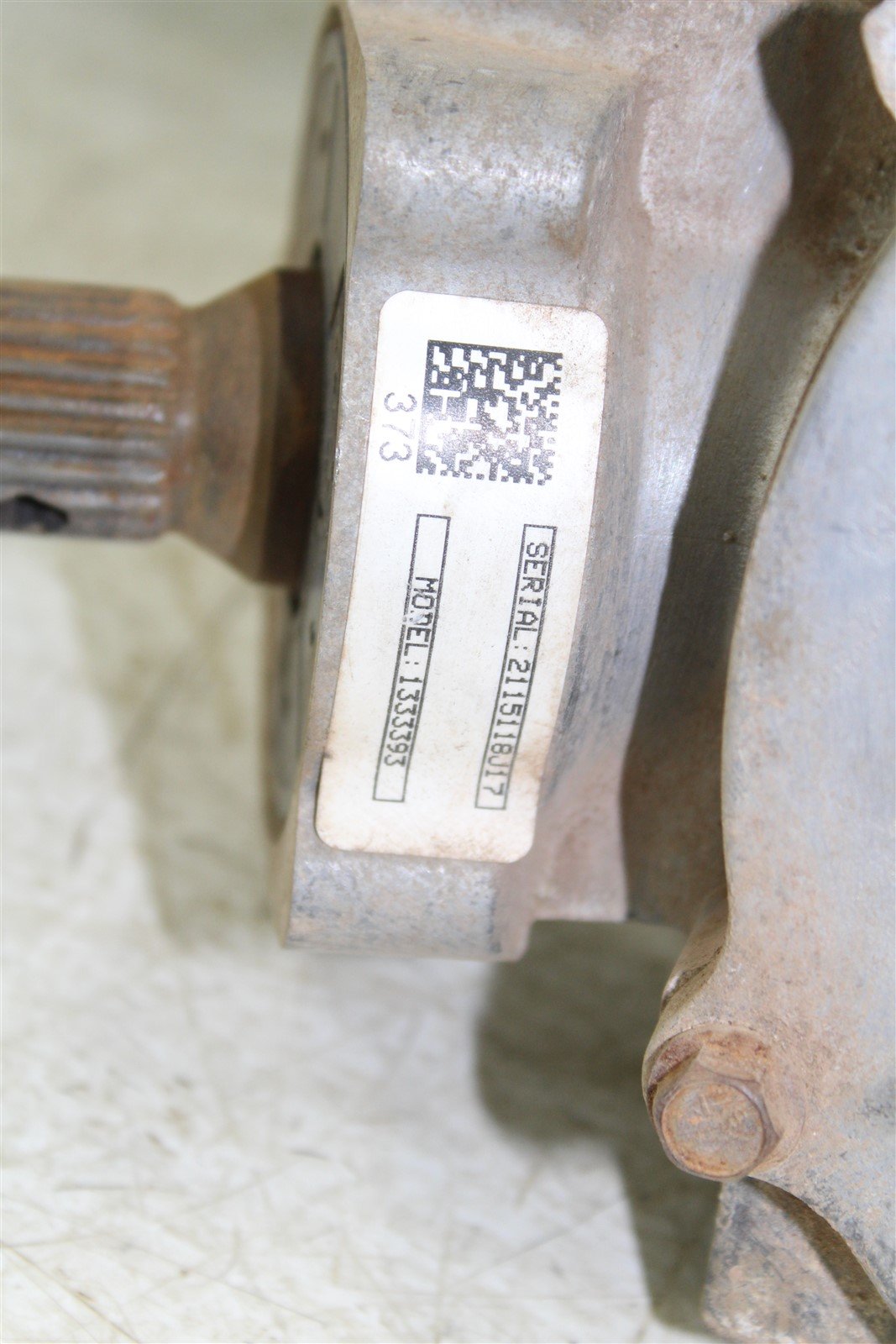 2015 Polaris Sportsman ETX 325 Front Differential