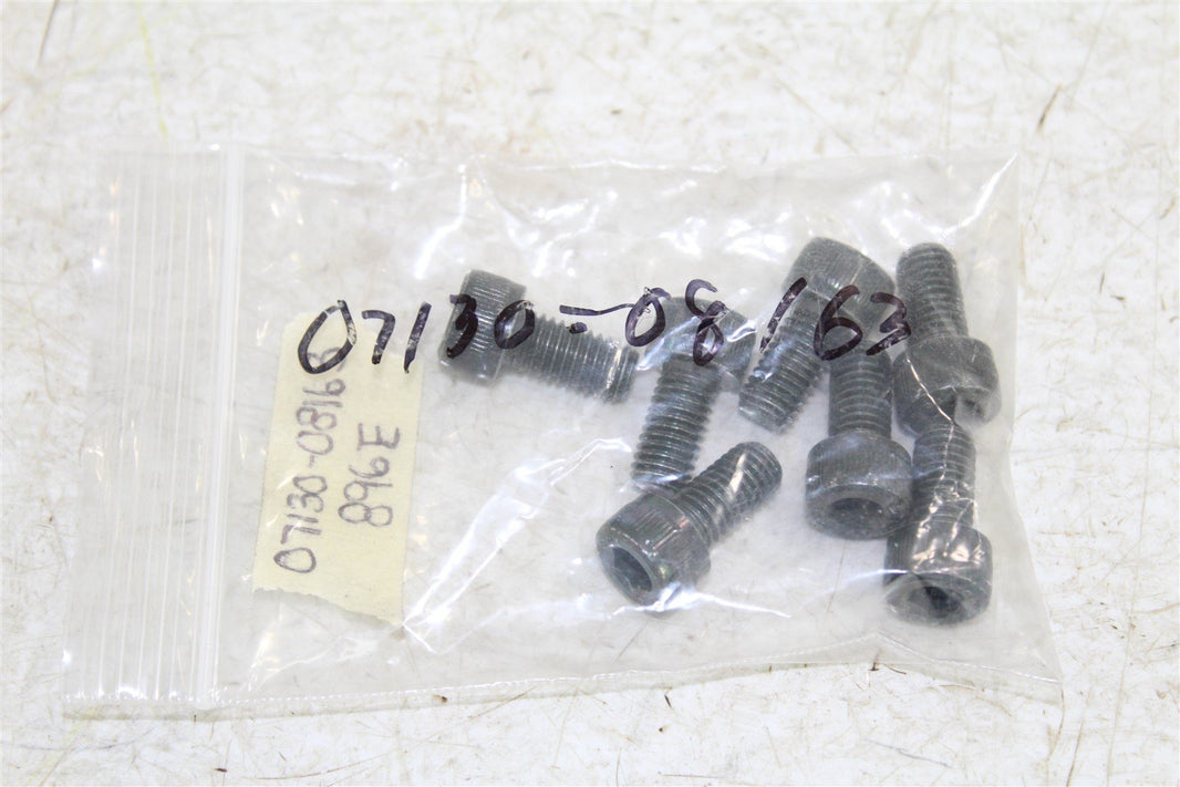 NOS Genuine Suzuki M8x16 BOLT 07130-08163 QTY:7