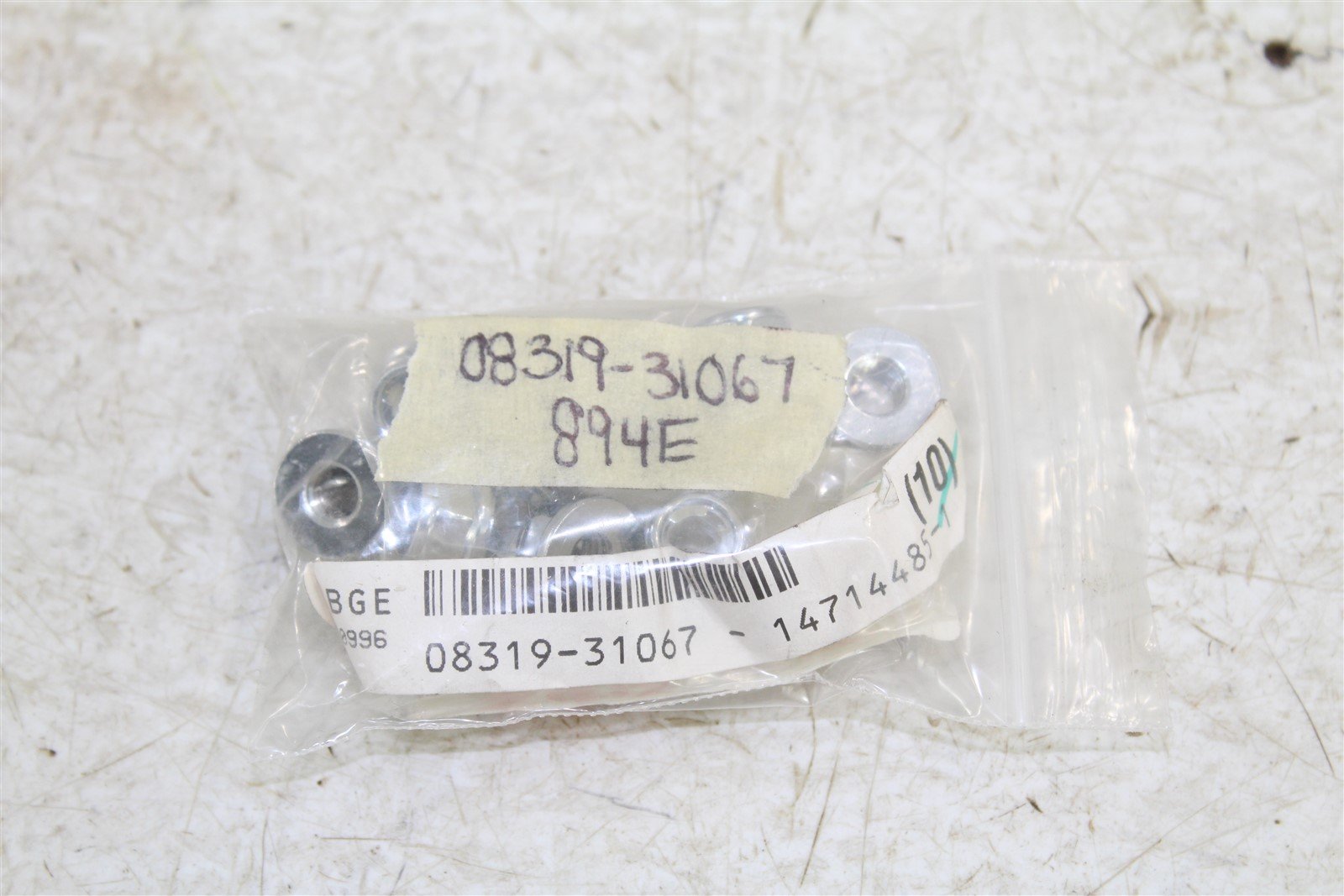 NOS Genuine Suzuki Flanged Lock Nut 08319-31067 NEW QTY:11