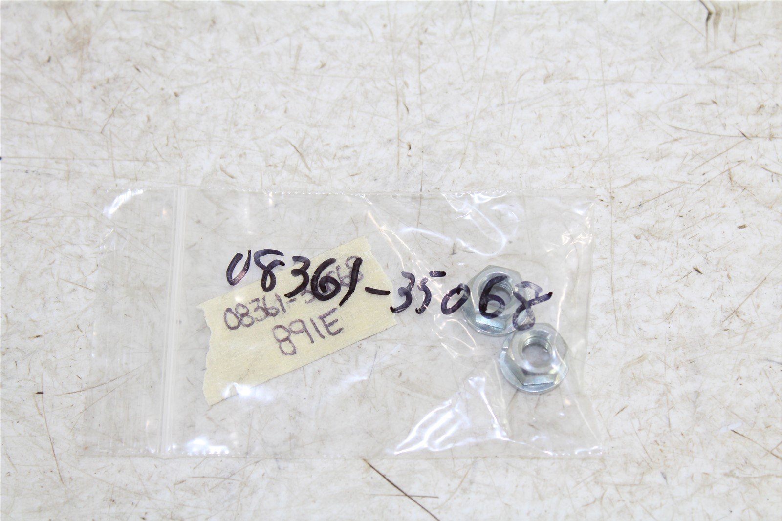 NOS Genuine Suzuki Nut 08361-35068 NEW QTY:2
