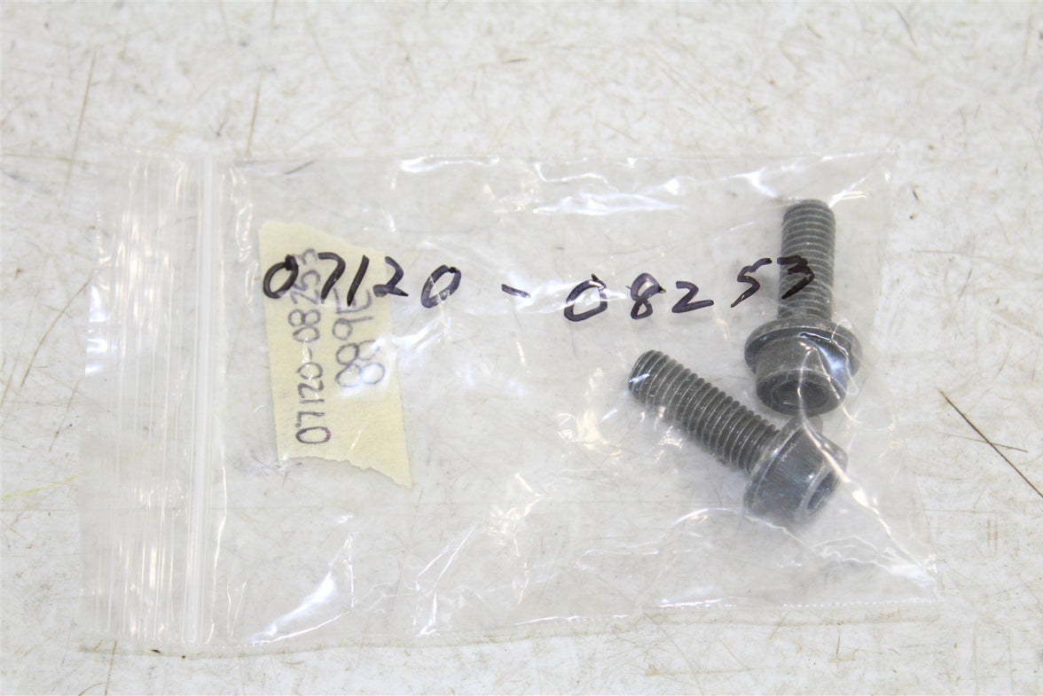 NOS Genuine Suzuki Bolt 07120-08253 NEW QTY:2