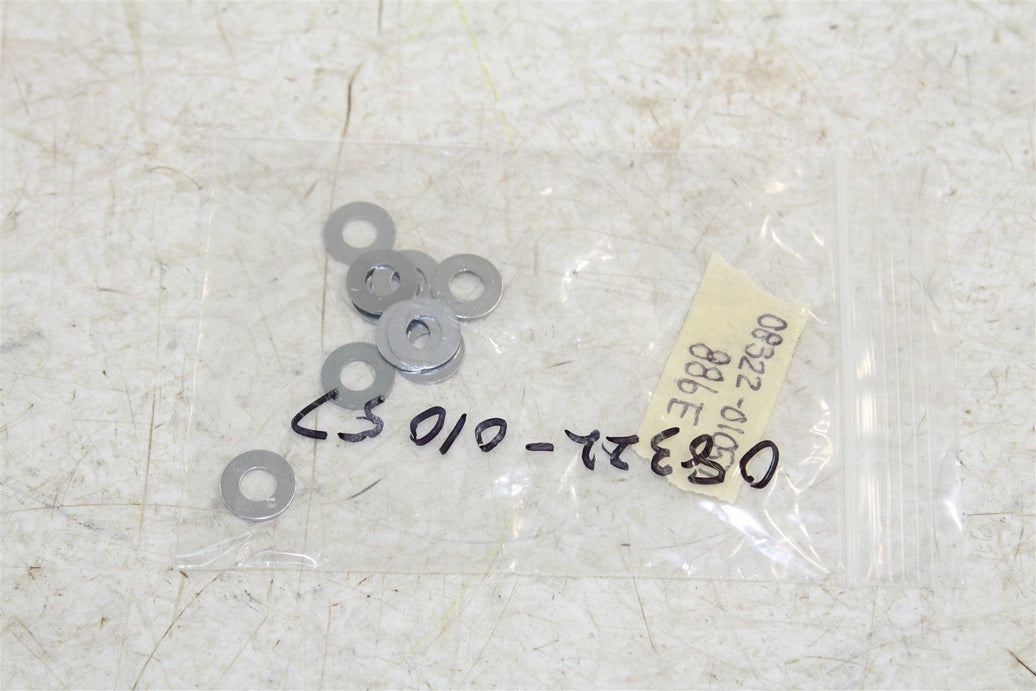 NOS Genuine Suzuki FENDER / MUFFLER WASHER 08322-01057 LT125 LT185 NEW QTY:10