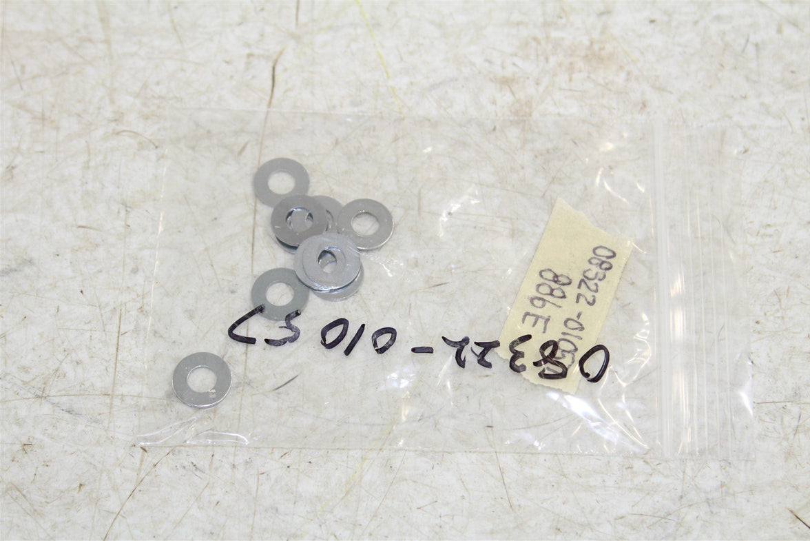 NOS Genuine Suzuki FENDER / MUFFLER WASHER 08322-01057 LT125 LT185 NEW QTY:10