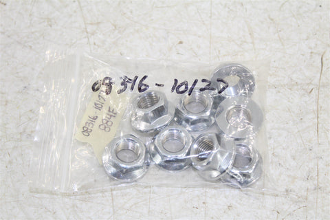 NOS Genuine Suzuki Nut 08316-10127 RMX250 LT250R GS750 QTY:8