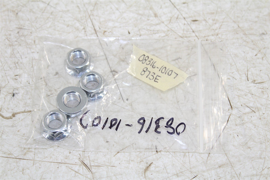 NOS Genuine Suzuki Nut ALT125 LT185 RM250 GS750 1000 NEW 08316-10107 QTY:4