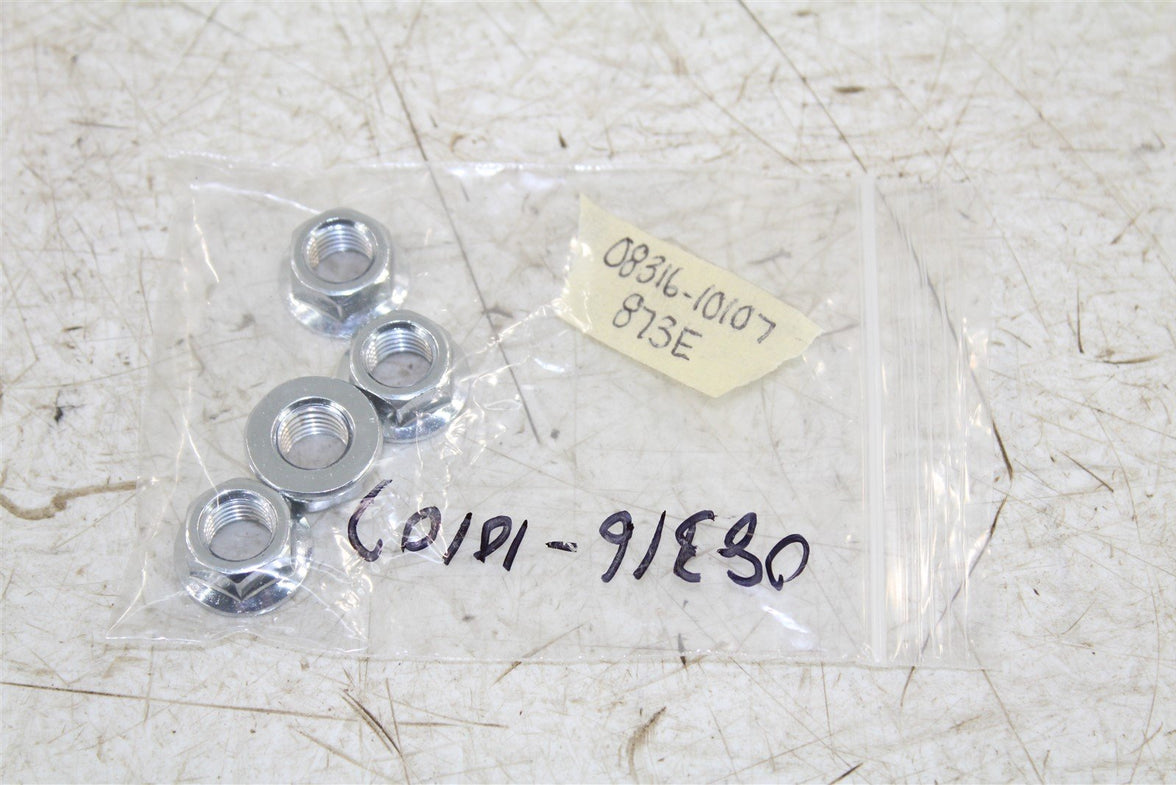 NOS Genuine Suzuki Nut ALT125 LT185 RM250 GS750 1000 NEW 08316-10107 QTY:4