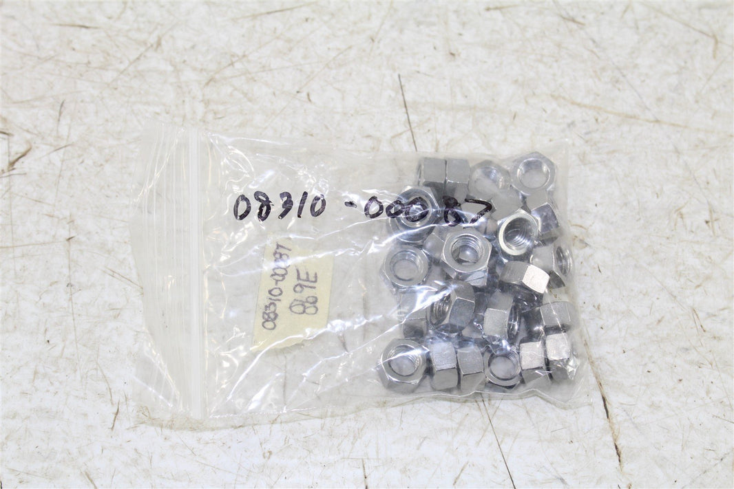 NOS Genuine Suzuki 8mm Nuts 08310-00087 NEW QTY:31