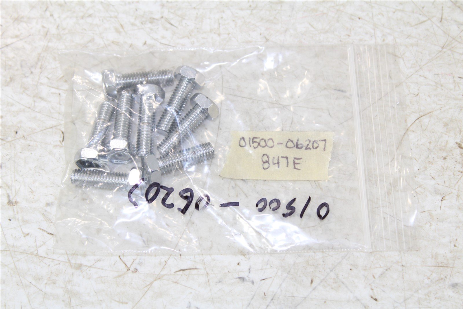 NOS Genuine Suzuki Motorcycle ATV Quad OEM Part 01500-06207 BOLT 6x20 10mm QTY:8