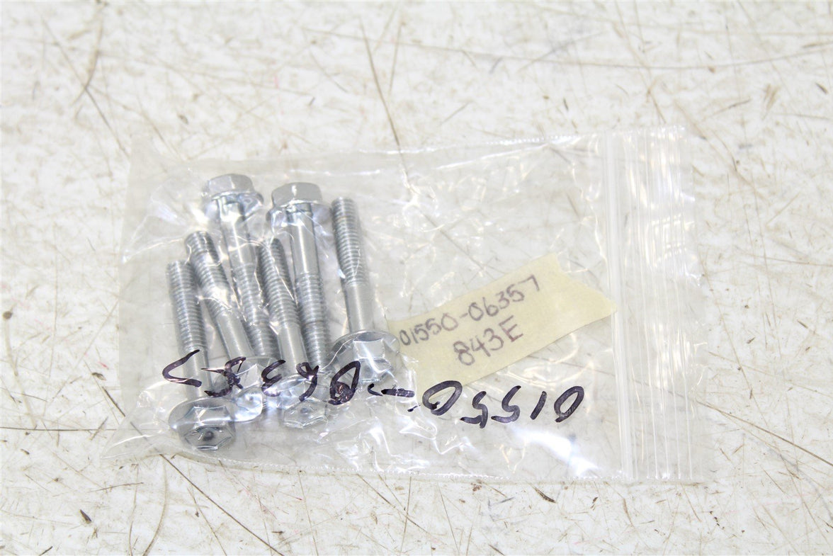 NOS Genuine Suzuki NOS 01550-06357 BOLT NEW QTY:6