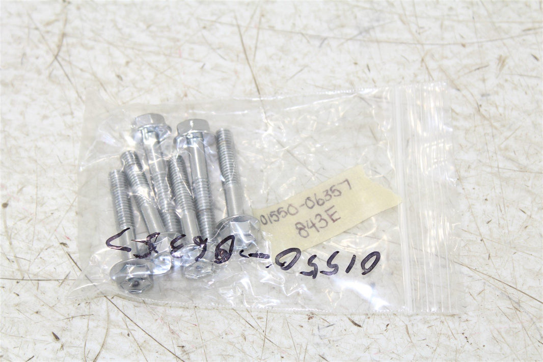 NOS Genuine Suzuki NOS 01550-06357 BOLT NEW QTY:6