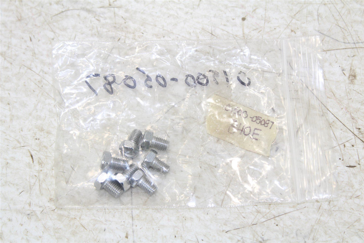 NOS Genuine Suzuki Factory Original Stock BOLT OEM 01500-05087 NEW RM RMX QTY:7