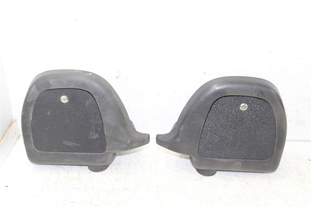 2013 Harley Davidson Road Glide Lower Fairing Storage Containers Set w/ Key