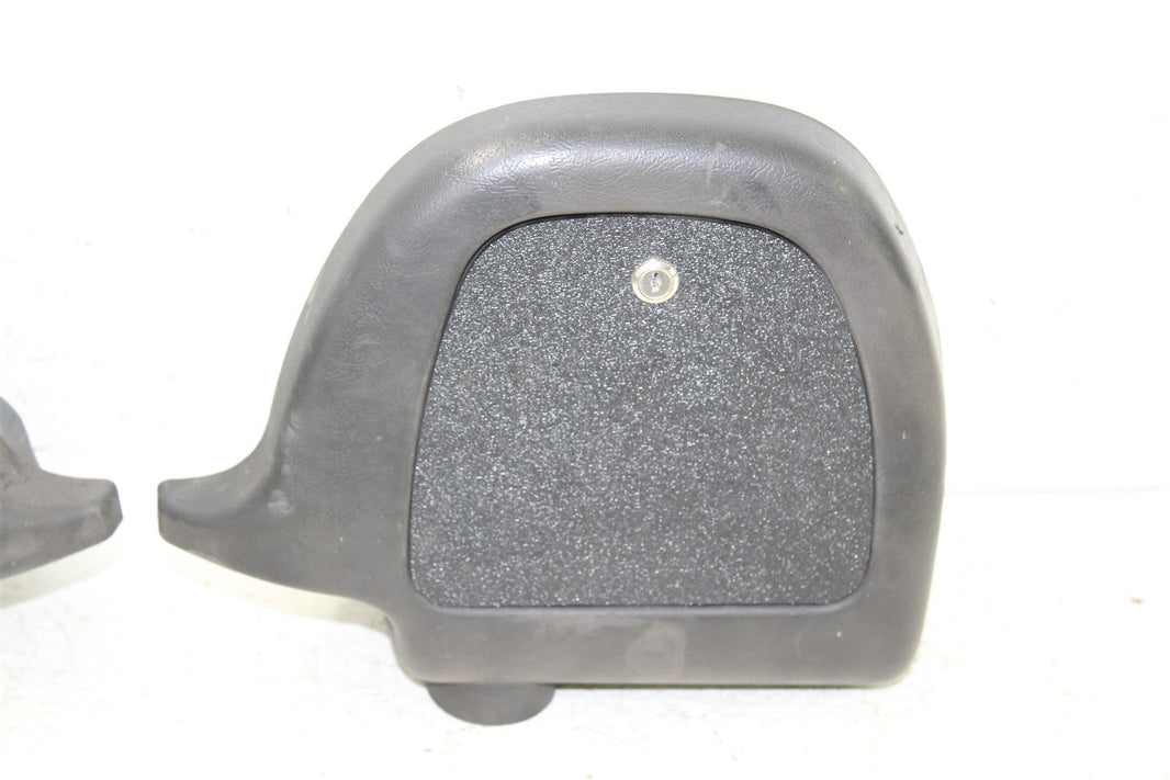 2013 Harley Davidson Road Glide Lower Fairing Storage Containers Set w/ Key