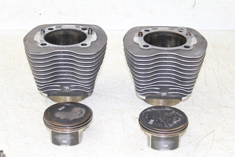 2013 Harley Davidson Road Glide 103 Engine Cylinder Jugs w/ Pistons 14.5K Miles