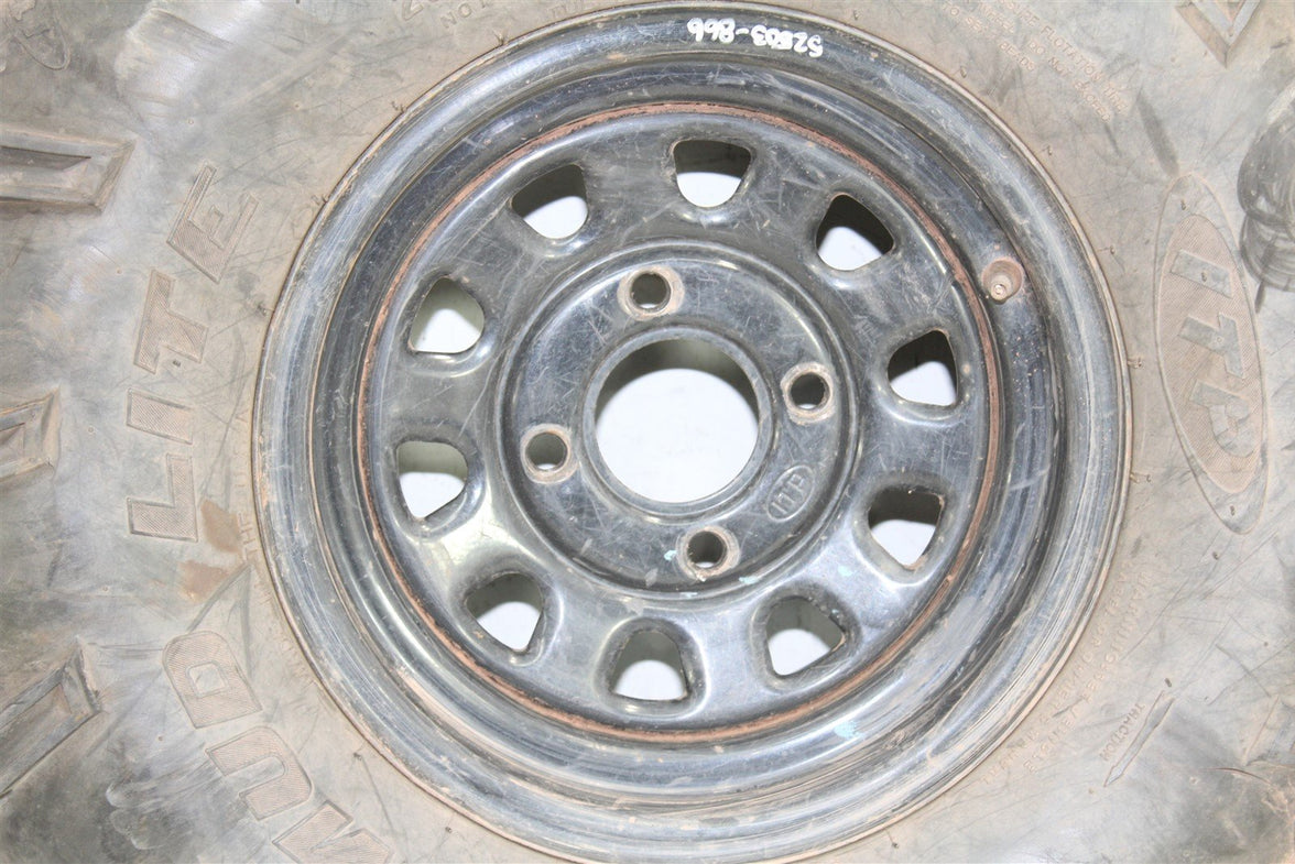 2009 Yamaha Rhino 700 Rear ITP Wheel Set Rims
