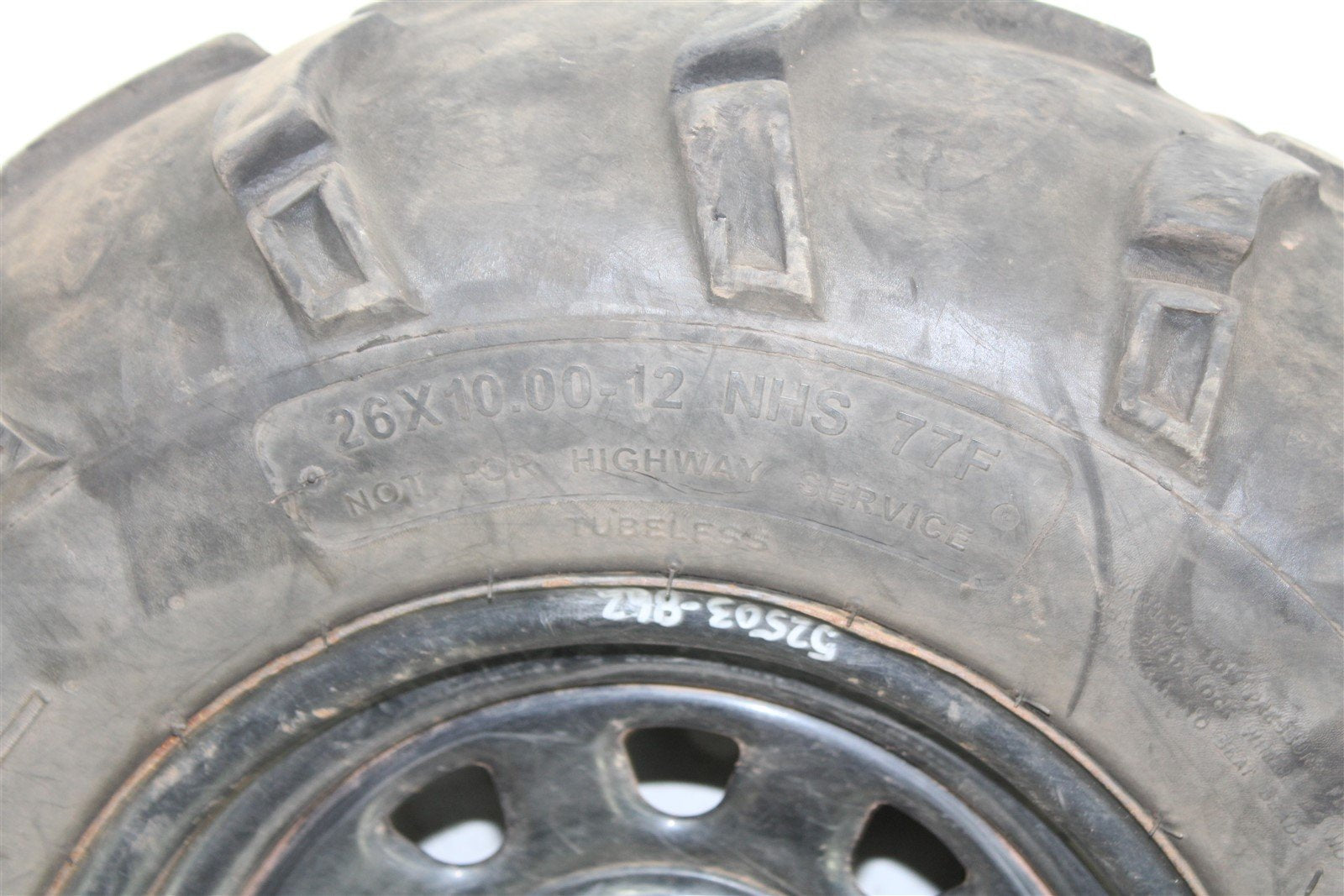 2009 Yamaha Rhino 700 Front ITP Wheel Set Rims