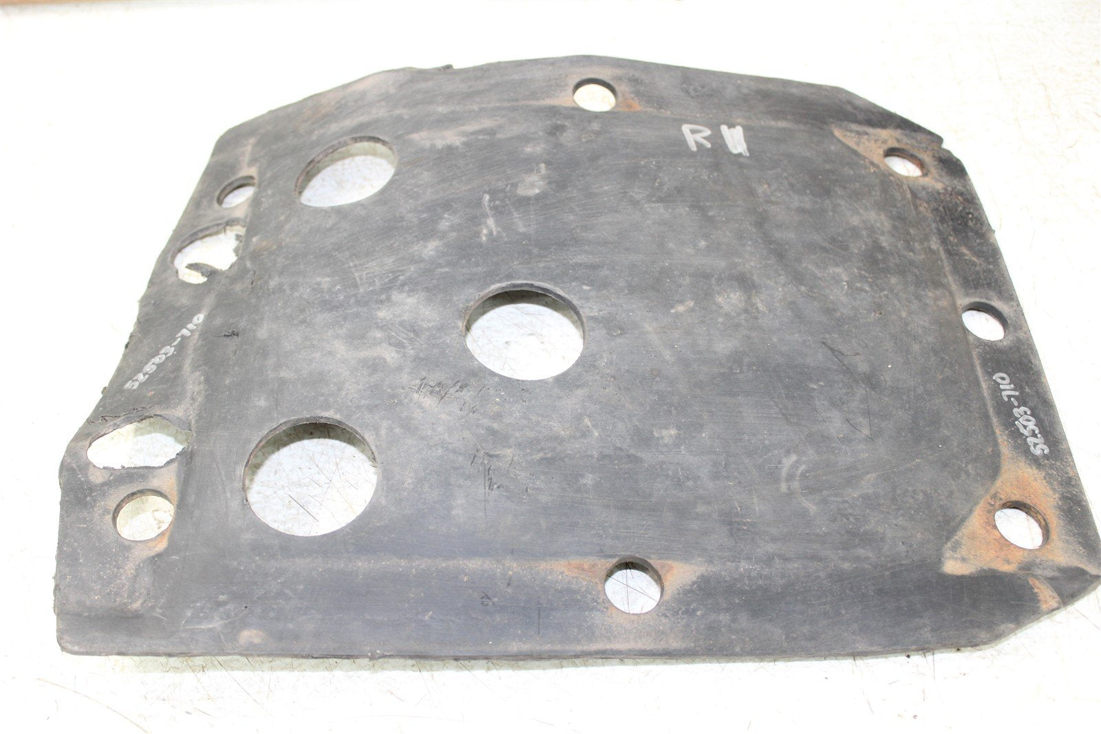 2009 Yamaha Rhino 700 Rear Frame Skid Plate Splash Guard