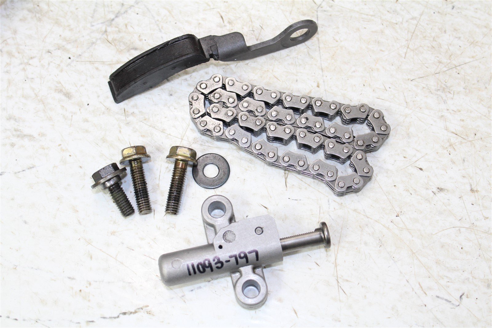 2004 Honda Rancher 350 FM 4x4 Timing Chain Guide Slides w/ Camshaft Tensioner