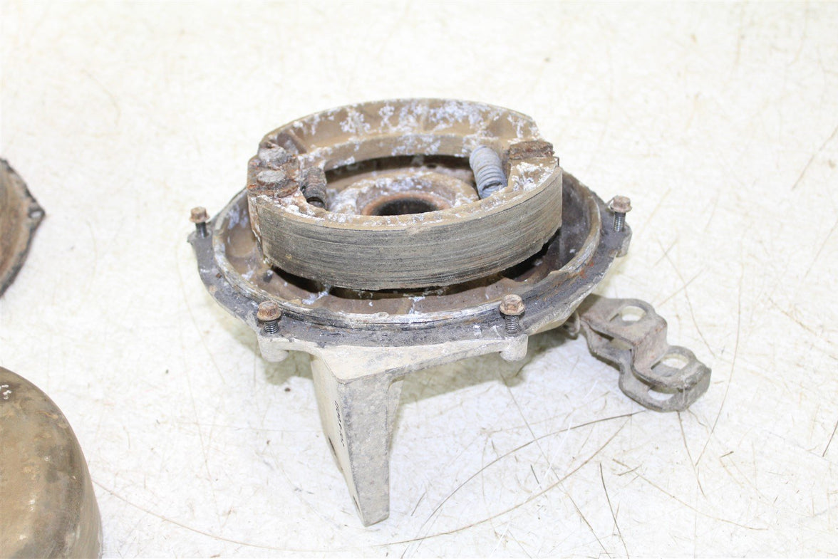 2004 Honda Rancher 350 FM 4x4 Rear Brake Drum Backing Plate Panel Hub