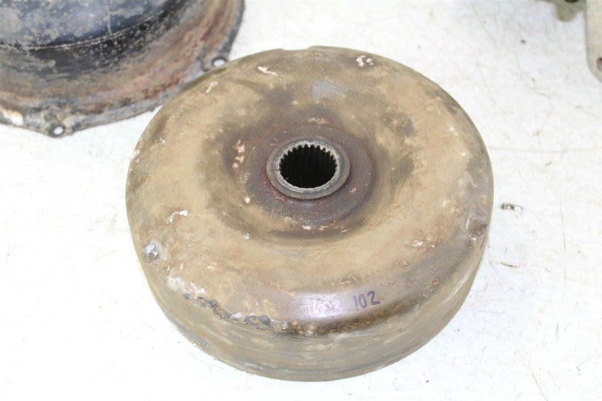 2004 Honda Rancher 350 FM 4x4 Rear Brake Drum Backing Plate Panel Hub