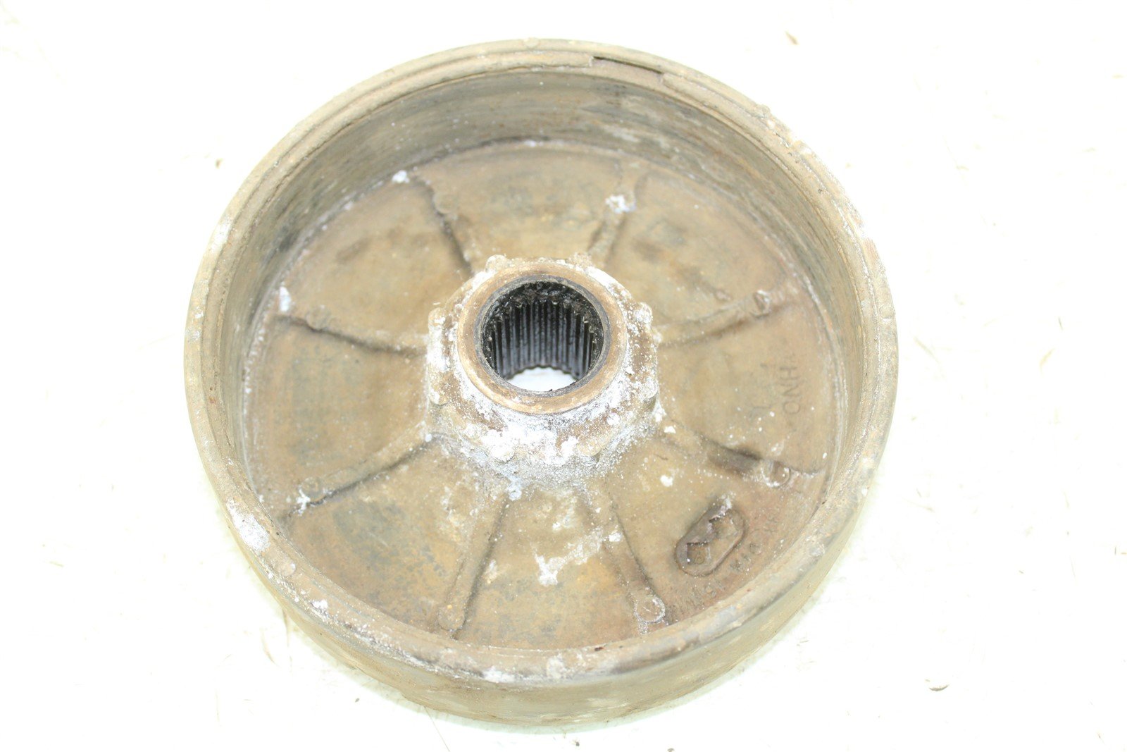 2004 Honda Rancher 350 FM 4x4 Rear Brake Drum Backing Plate Panel Hub
