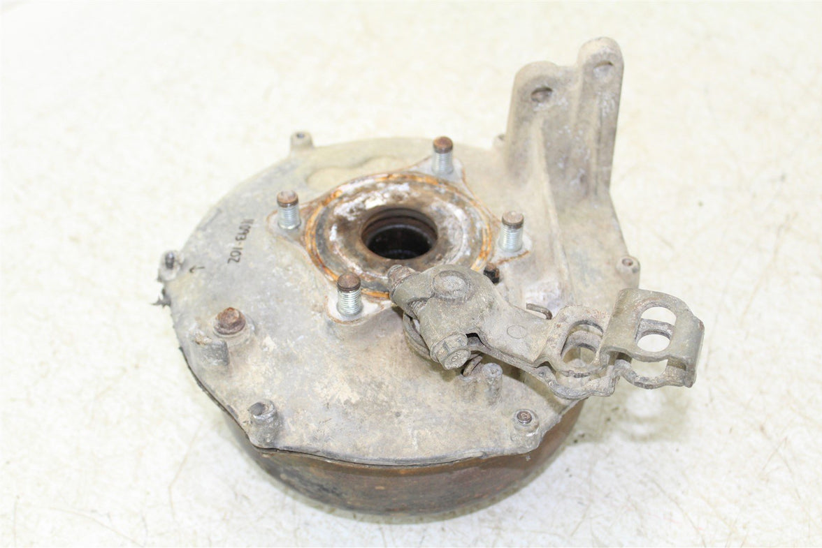 2004 Honda Rancher 350 FM 4x4 Rear Brake Drum Backing Plate Panel Hub