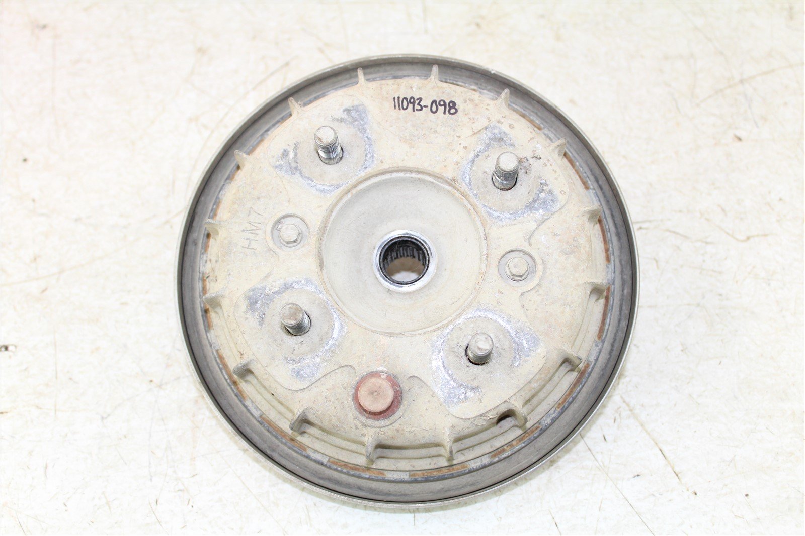 2004 Honda Rancher 350 FM 4x4 Front Left Brake Drum Backing Plate Panel Hub