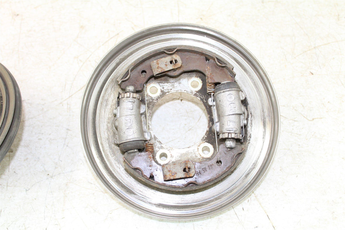 2004 Honda Rancher 350 FM 4x4 Front Left Brake Drum Backing Plate Panel Hub