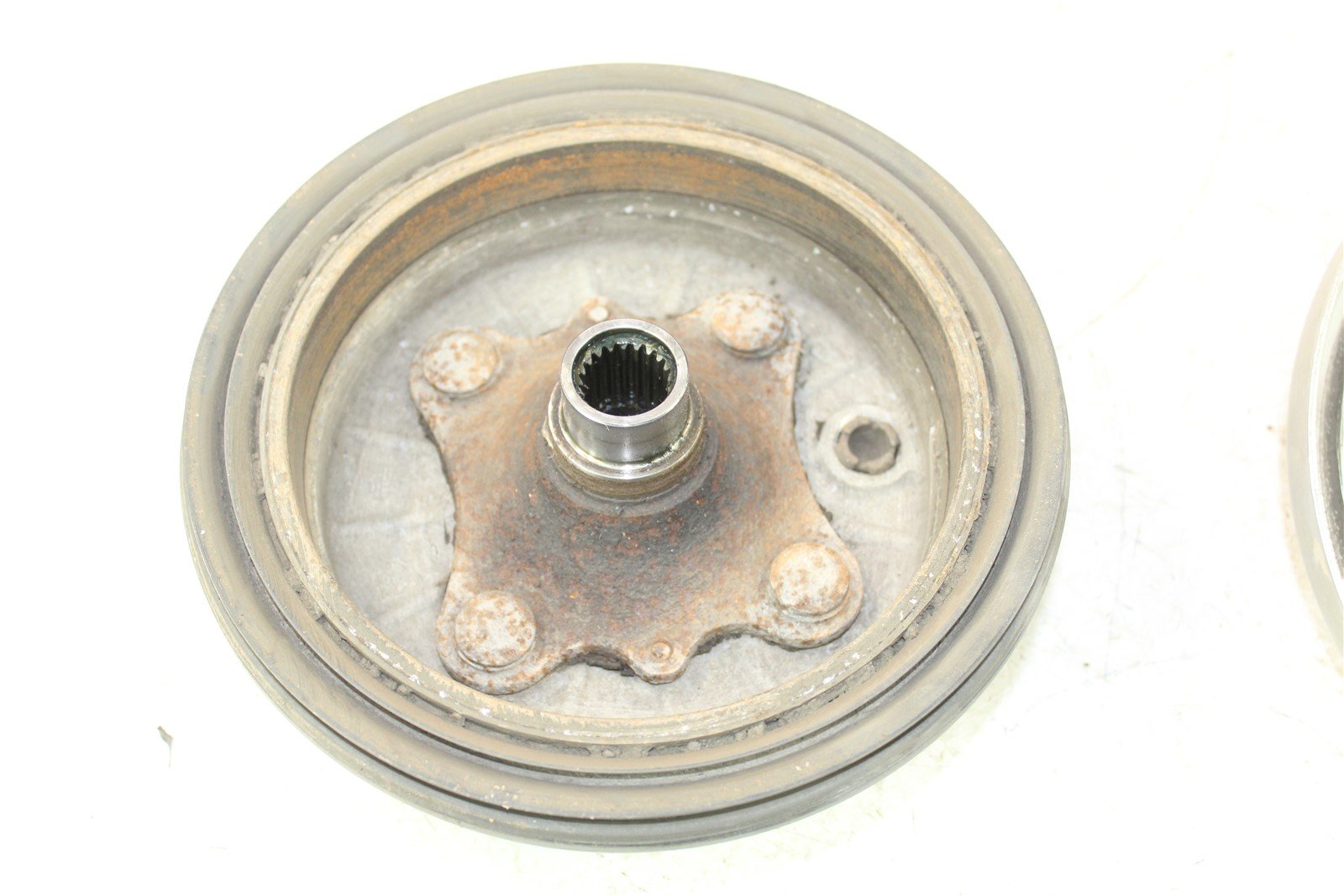 2004 Honda Rancher 350 FM 4x4 Front Left Brake Drum Backing Plate Panel Hub