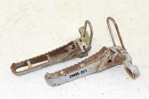 1987 Kawasaki Mojave 250 Foot Pegs Rests Set Left Right