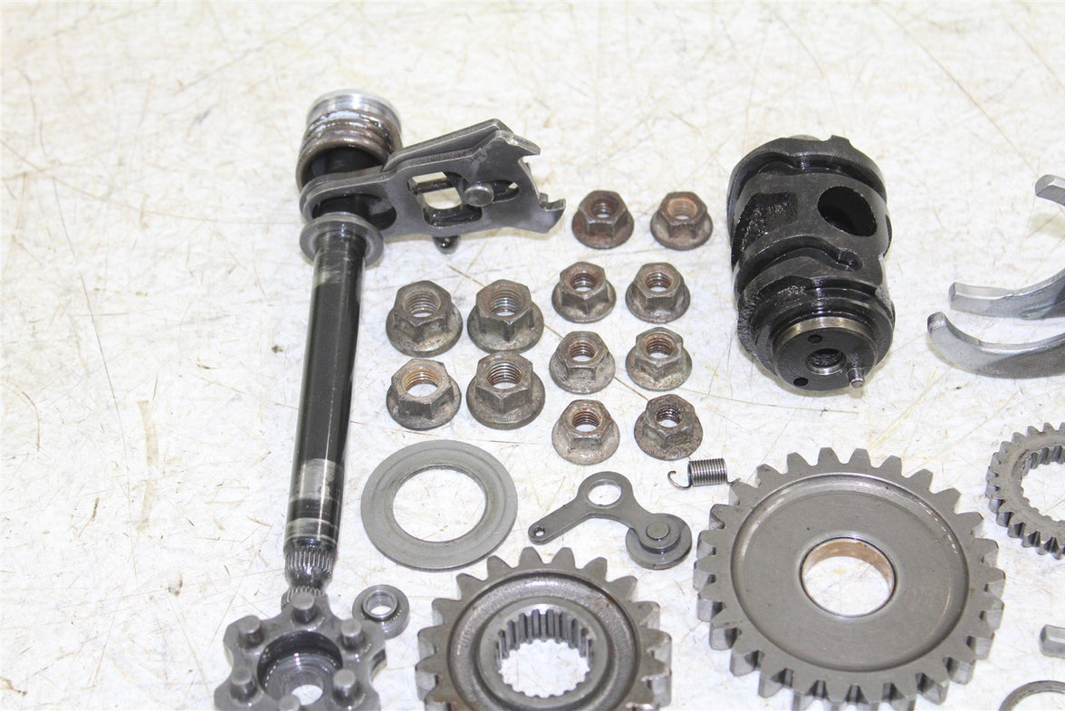 1992 Kawasaki KX 250 Transmission Gears Shift Output Shaft Forks Drum