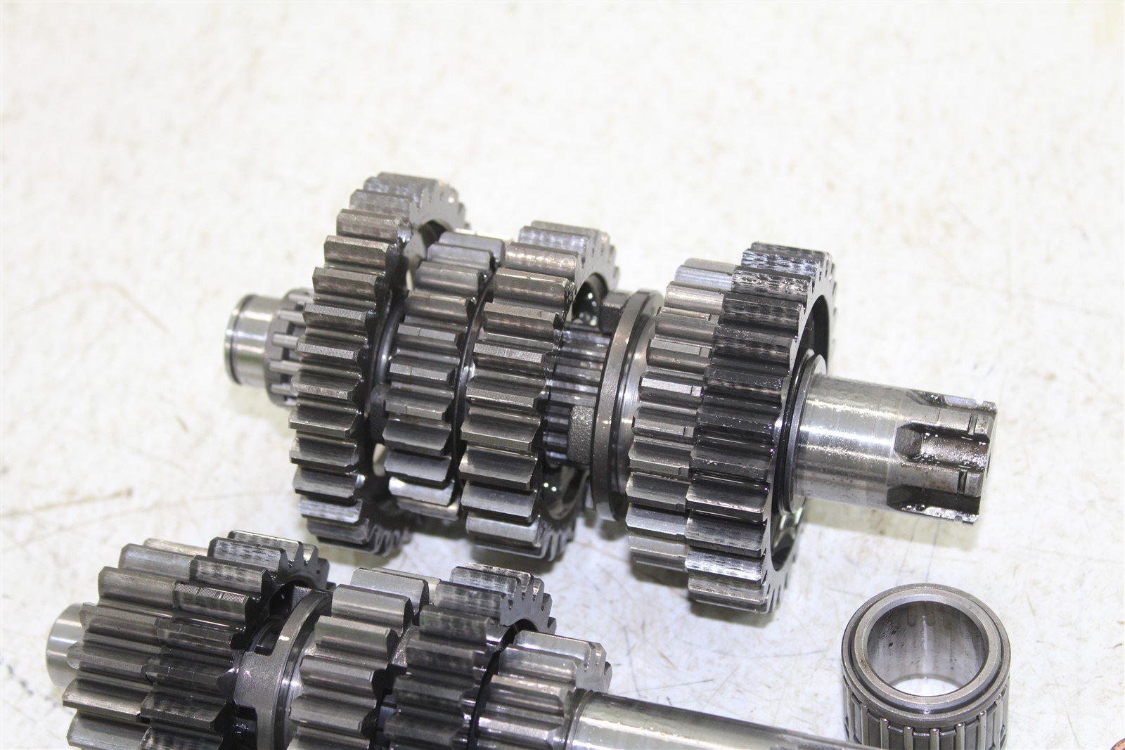 1992 Kawasaki KX 250 Transmission Gears Shift Output Shaft Forks Drum