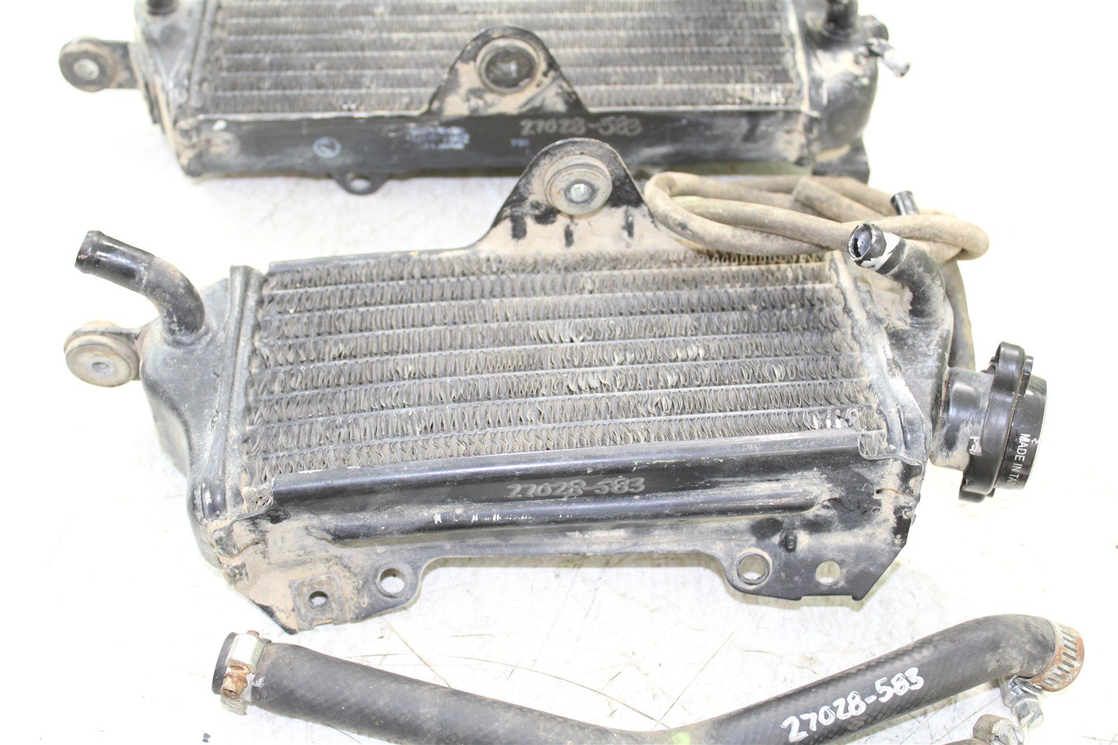 1992 Kawasaki KX 250 Radiators Left & Right w/ Hoses