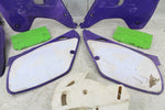 1992 Kawasaki KX 250 Fender Set Rear Front Number Plates Tank Shroud