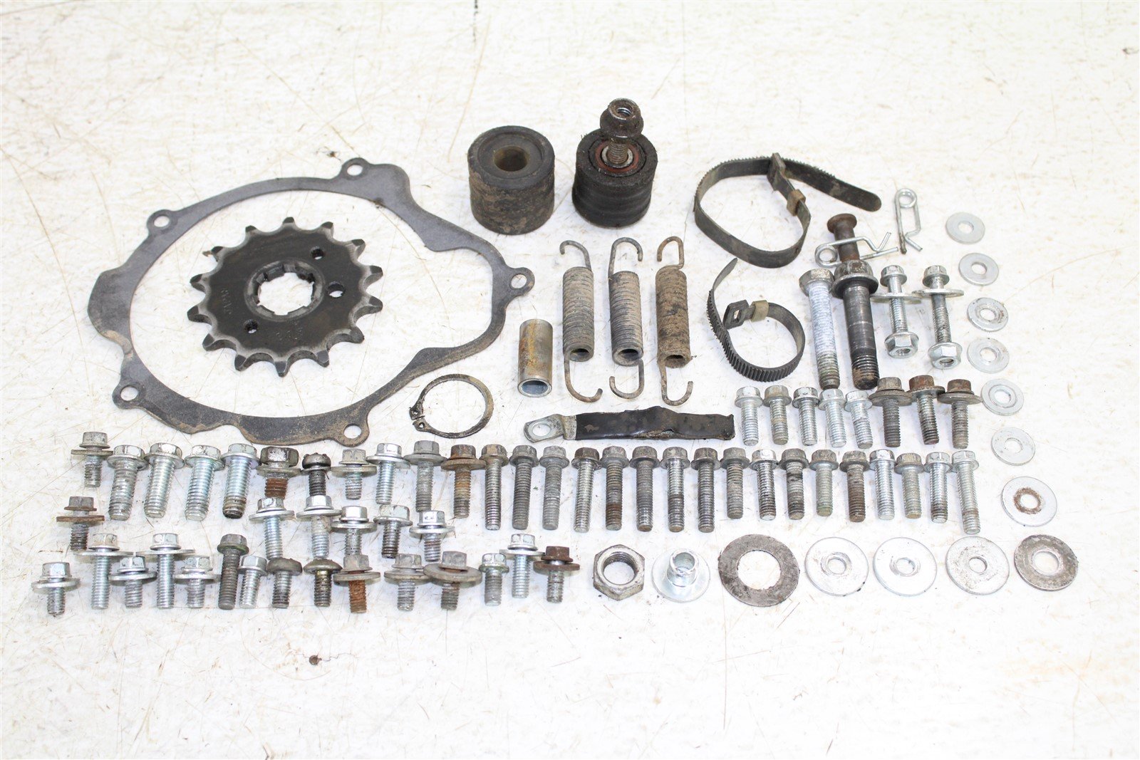 1992 Kawasaki KX 250 Chassis Bolt Kit Hardware Sprocket Spring Chain Roller