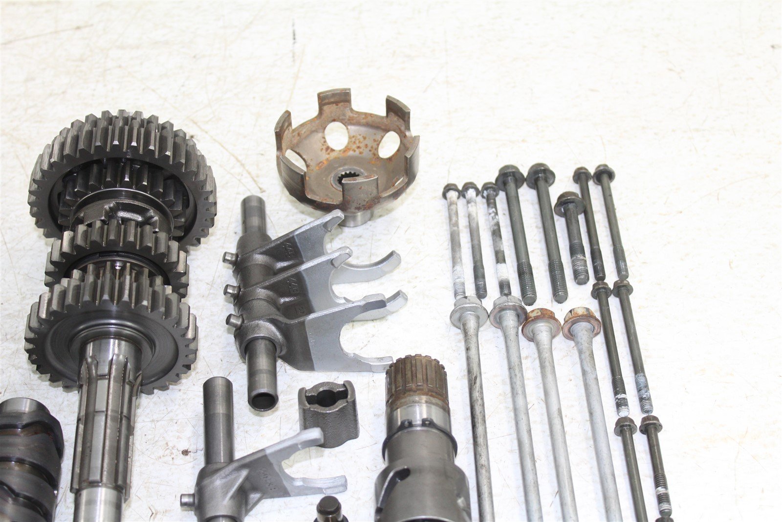 2000 Arctic Cat 500 4x4 Manual Transmission Gears Shift Shaft Forks Drum