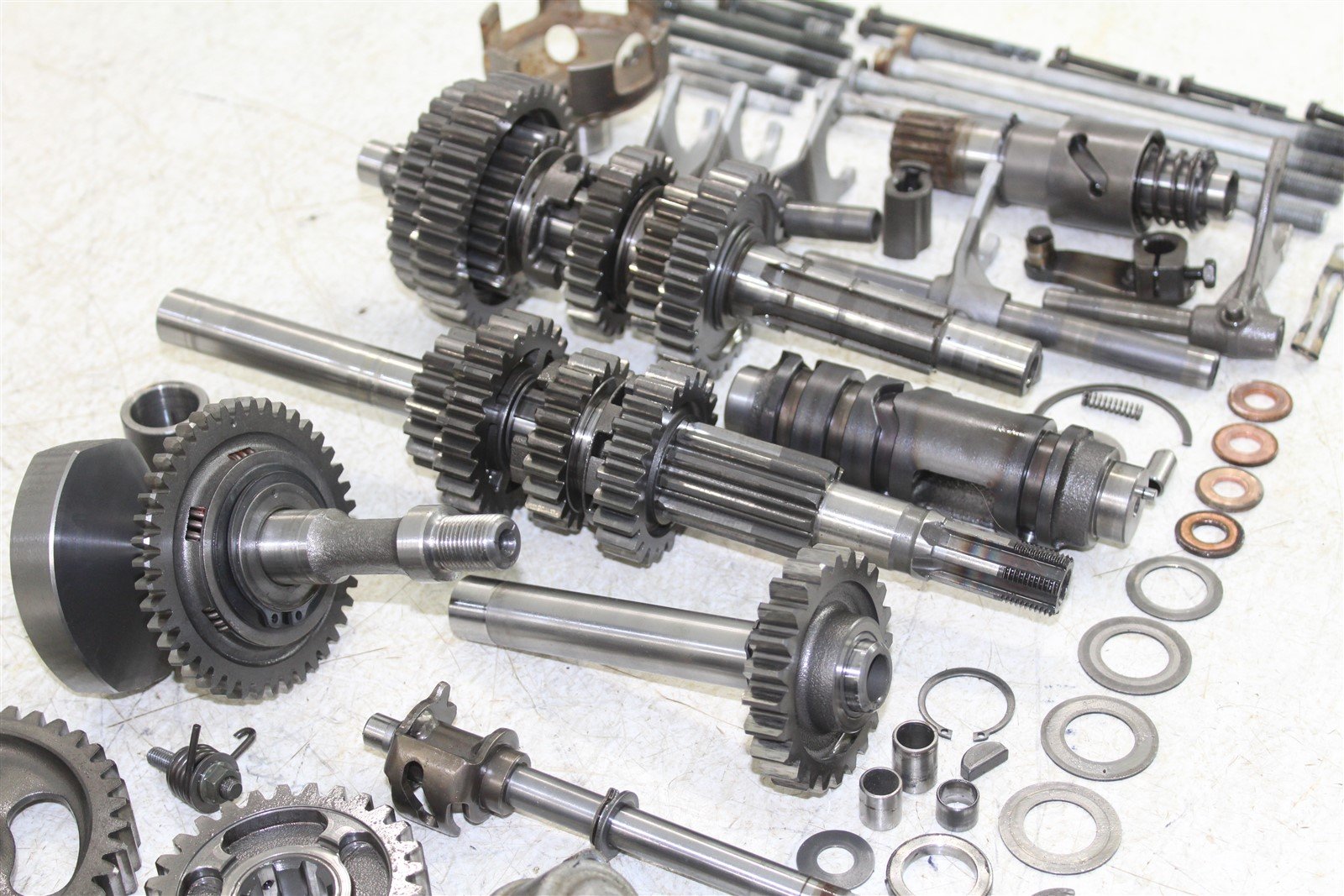 2000 Arctic Cat 500 4x4 Manual Transmission Gears Shift Shaft Forks Drum