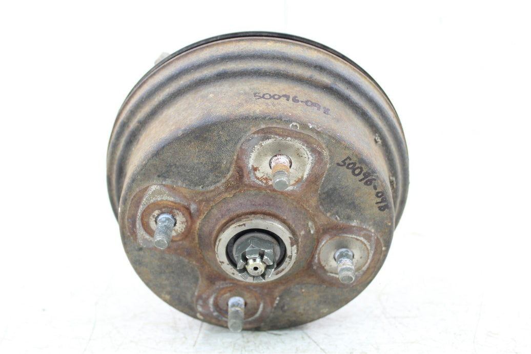 1998 Yamaha Timberwolf 250 2x4 Front Left Brake Drum Backing Plate Panel Hub