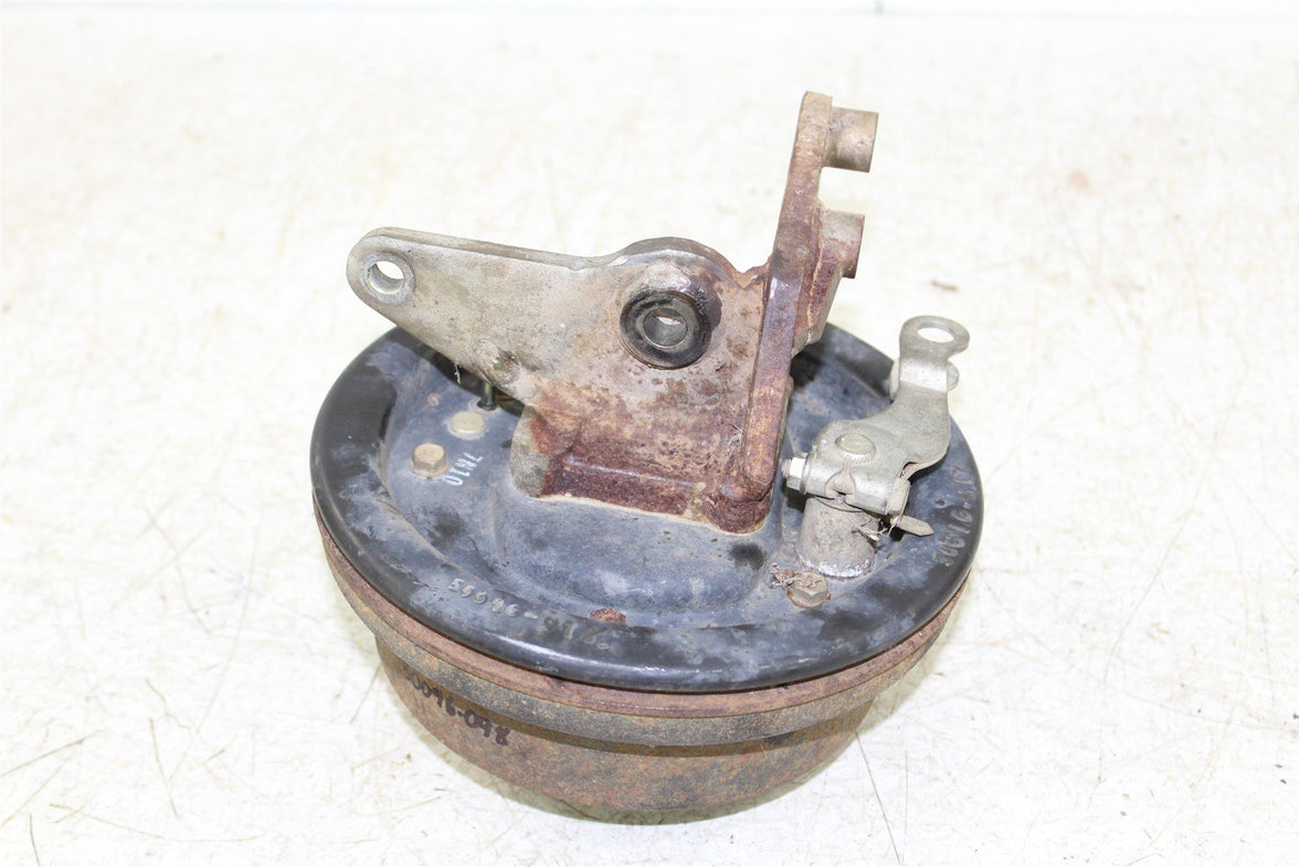 1998 Yamaha Timberwolf 250 2x4 Front Left Brake Drum Backing Plate Panel Hub