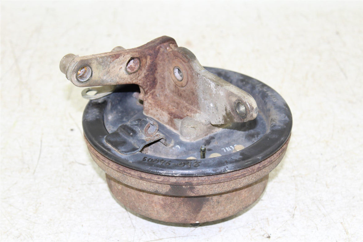1998 Yamaha Timberwolf 250 2x4 Front Left Brake Drum Backing Plate Panel Hub